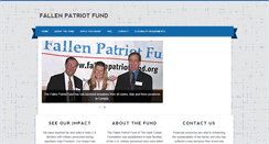 Desktop Screenshot of fallenpatriotfund.org